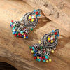 1 Pair IG Style Retro Geometric Hollow Out Arylic Alloy Drop Earrings