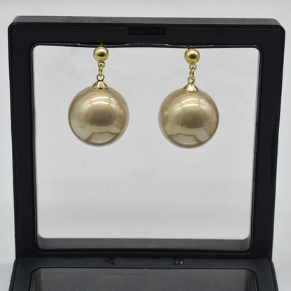 1 Pair IG Style Retro Modern Style Geometric Ball Alloy Drop Earrings