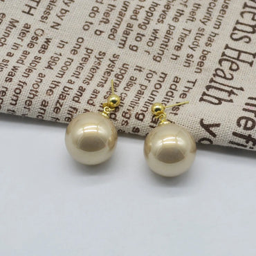 1 Pair IG Style Retro Modern Style Geometric Ball Alloy Drop Earrings