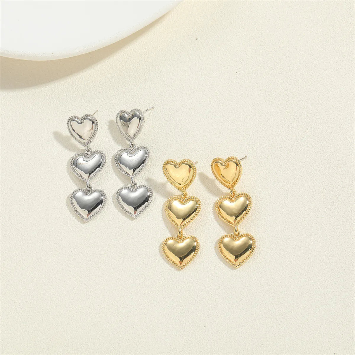 1 Pair IG Style Simple Style Geometric Copper 14K Gold Plated Earrings