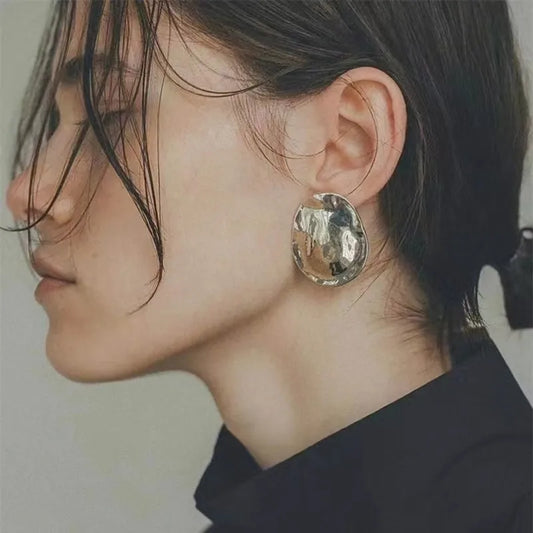 1 Pair IG Style Simple Style Geometric Plating Copper Ear Cuffs Ear Studs