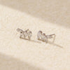 1 Pair IG Style Simple Style Water Droplets Inlay Sterling Silver Zircon Ear Studs