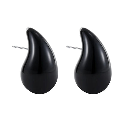 1 Pair Ig Style Simple Style Water Droplets Plastic Ear Studs