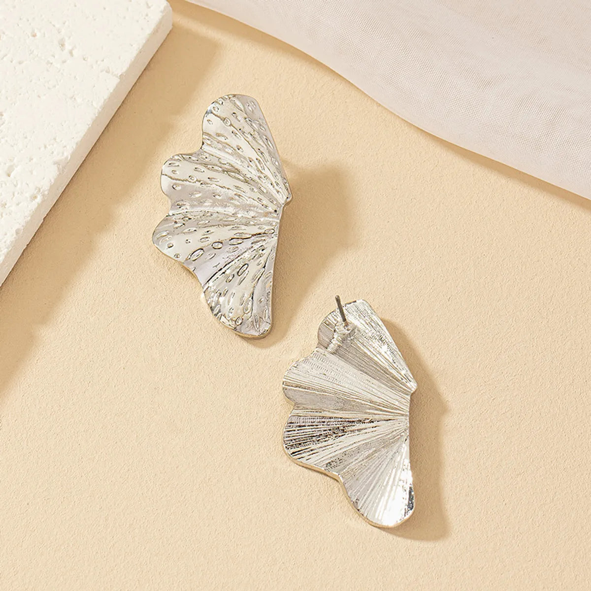 1 Pair Ig Style Simple Style Wings Butterfly Plating Alloy Ear Studs