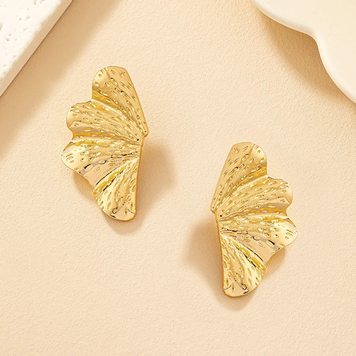 1 Pair Ig Style Simple Style Wings Butterfly Plating Alloy Ear Studs