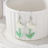 1 Pair IG Style Sweet Flower Alloy Drop Earrings