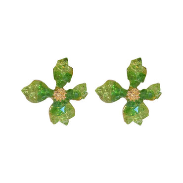 1 Pair Ig Style Sweet Flower Strawberry Butterfly Plating Inlay Alloy Rhinestones Ear Studs