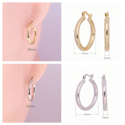 1 Pair Ins Style Simple Style Geometric Sterling Silver Plating Earrings