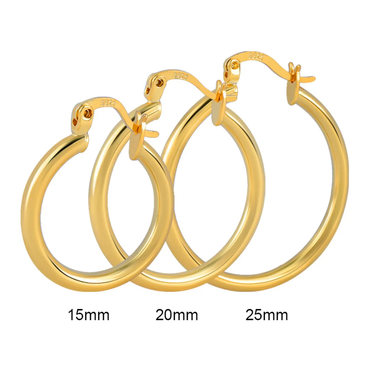 1 Pair Ig Style Round Irregular Copper Hoop Earrings