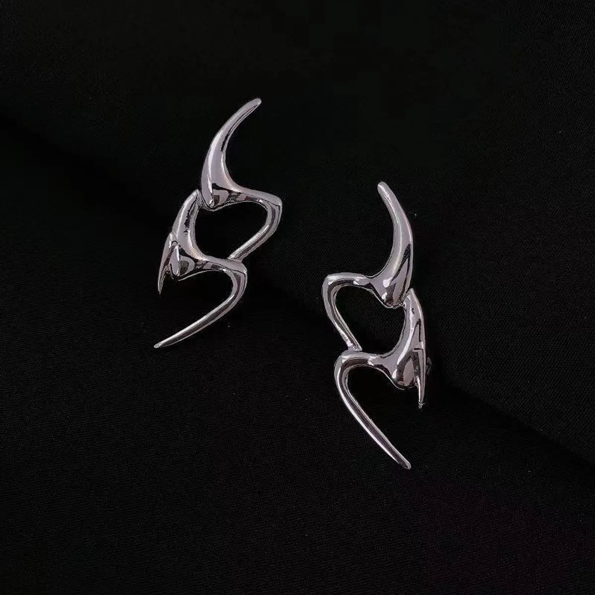 1 Pair Korean Style Notes Alloy Ear Studs