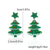 1 Pair Lady Christmas Tree Christmas Socks Arylic Drop Earrings