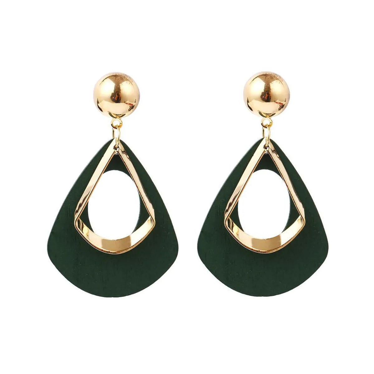 1 Pair Lady Geometric Metal Women'S Drop Earrings