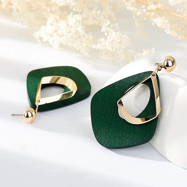 1 Pair Lady Geometric Metal Women'S Drop Earrings