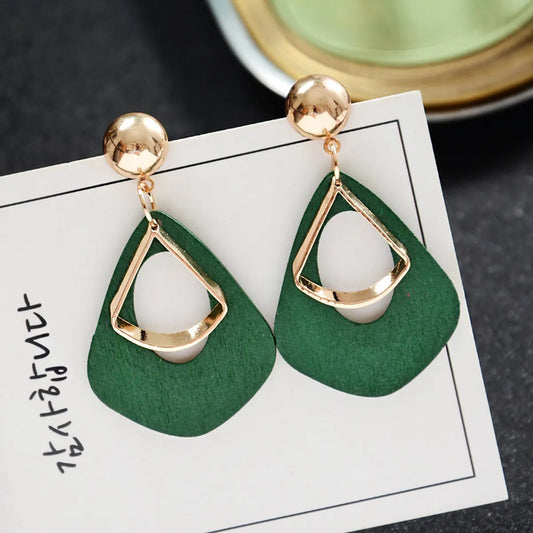 1 Pair Lady Geometric Metal Women'S Drop Earrings