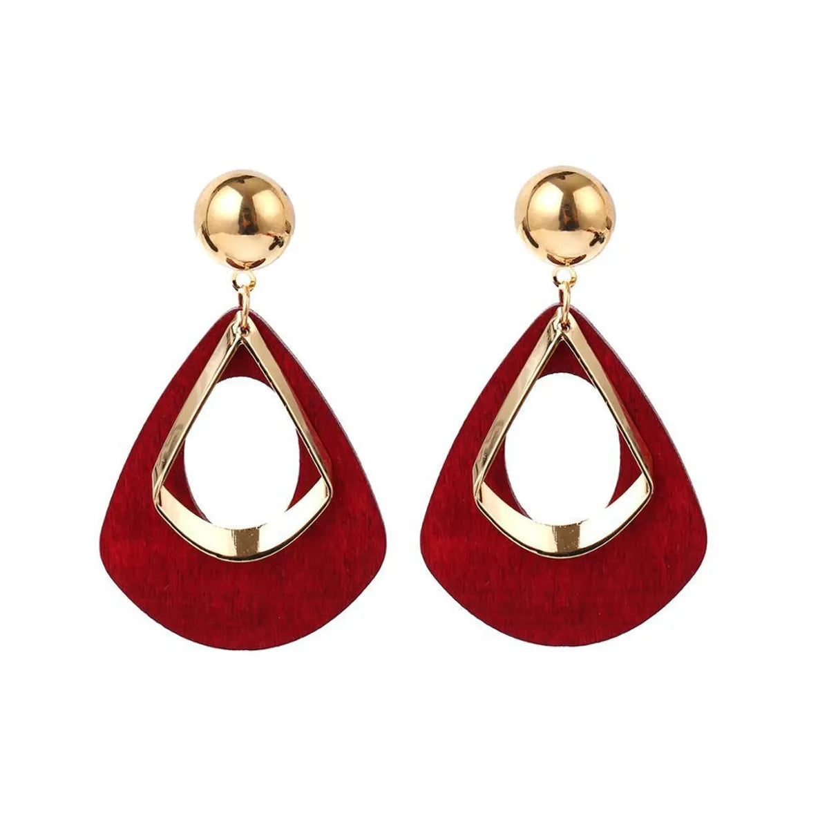 1 Pair Lady Geometric Metal Women'S Drop Earrings