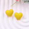 1 Pair Lady Heart Shape Arylic Ear Studs