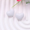 1 Pair Lady Heart Shape Arylic Ear Studs