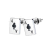 1 Pair Lady Letter Plating Titanium Steel Ear Studs