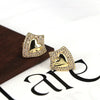 1 Pair Luxurious Simple Style Shiny Star Moon Heart Shape Plating Copper 18K Gold Plated Ear Studs