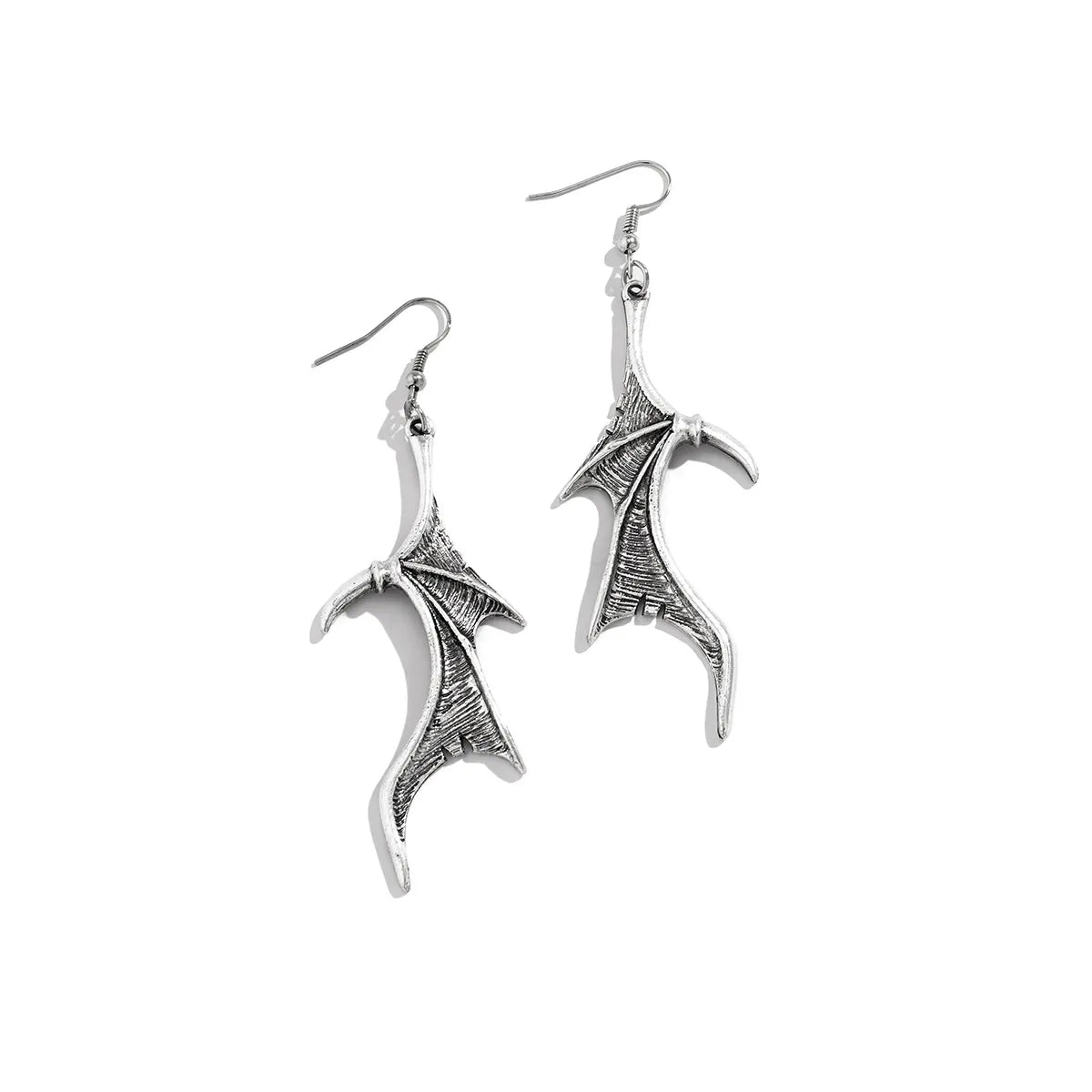 1 Pair Modern Style Bat Plating Alloy Drop Earrings