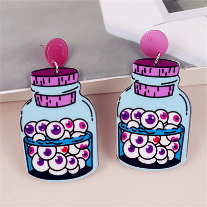 1 Pair Modern Style Cartoon Arylic Drop Earrings