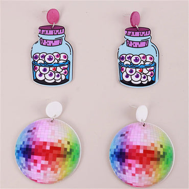 1 Pair Modern Style Cartoon Arylic Drop Earrings