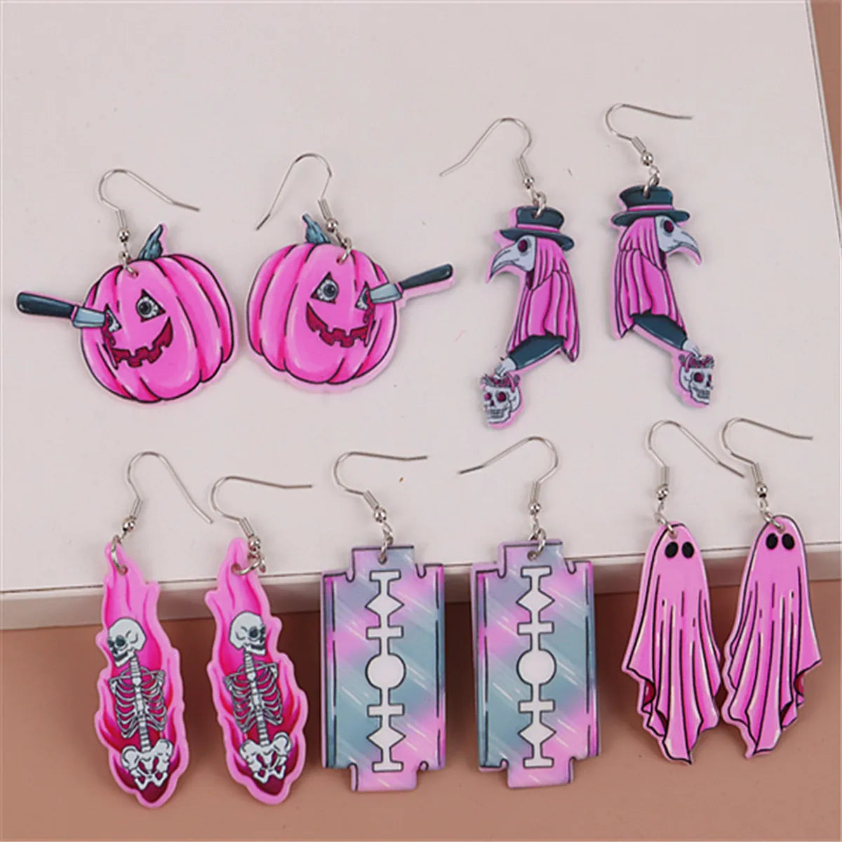 1 Pair Modern Style Cartoon Arylic Drop Earrings