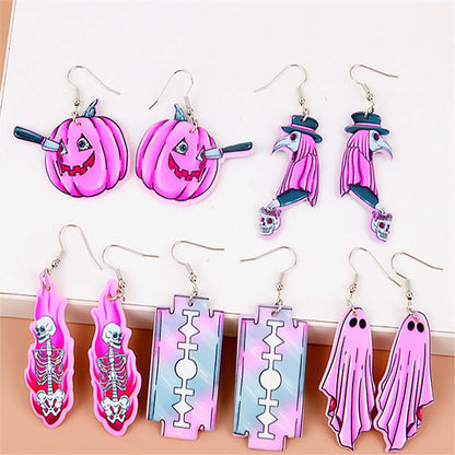 1 Pair Modern Style Cartoon Arylic Drop Earrings