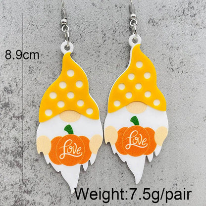 1 Pair Modern Style Cartoon Character Arylic Drop Earrings