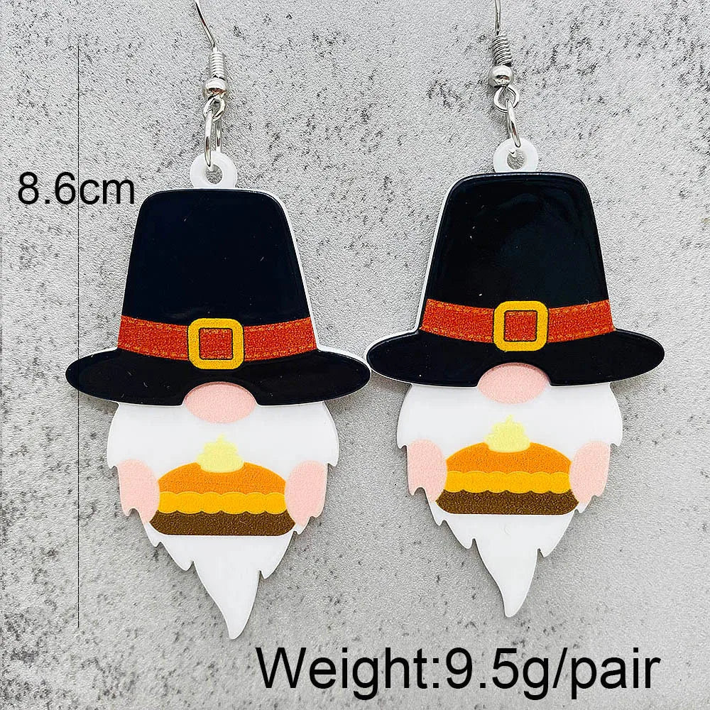 1 Pair Modern Style Cartoon Character Arylic Drop Earrings