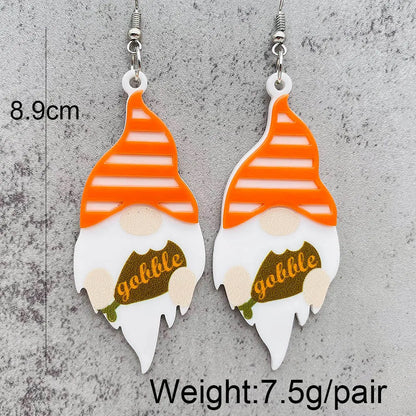 1 Pair Modern Style Cartoon Character Arylic Drop Earrings