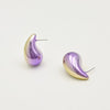 1 Pair Modern Style Classic Style Water Droplets Plating CCB Arylic Ear Studs