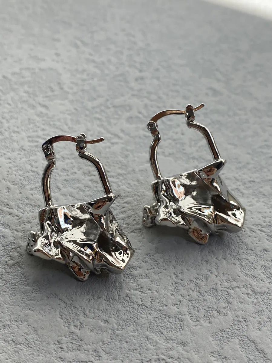 1 Pair Modern Style Geometric Plating Metal Earrings