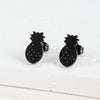 1 Pair Modern Style Simple Style Classic Style Animal Heart Shape Pineapple Plating 304 Stainless Steel 18K Gold Plated Ear Studs