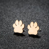 1 Pair Modern Style Simple Style Classic Style Animal Heart Shape Pineapple Plating 304 Stainless Steel 18K Gold Plated Ear Studs