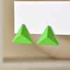 1 Pair Modern Style Sweet Triangle Arylic Ear Studs