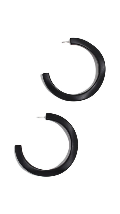 1 Pair Novelty C Shape Arylic Hoop Earrings