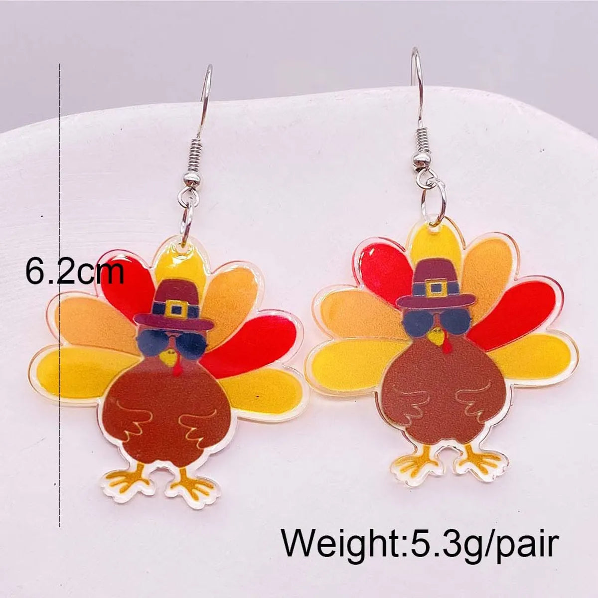 1 Pair Novelty Cartoon Character Arylic Drop Earrings