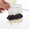 1 Pair Novelty Simple Style Clouds Lightning Arylic Drop Earrings