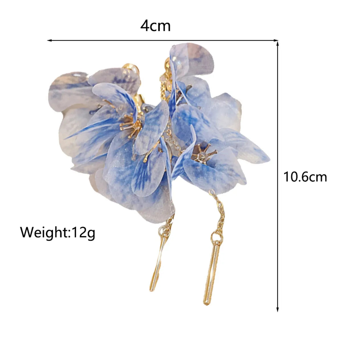 1 Pair Princess Sweet Flower Alloy Drop Earrings