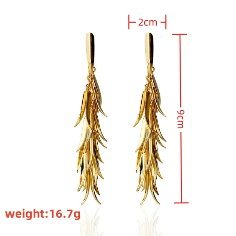 1 Pair Retro Classic Style Grain Plating Alloy Copper Gold Plated Silver Plated Drop Earrings