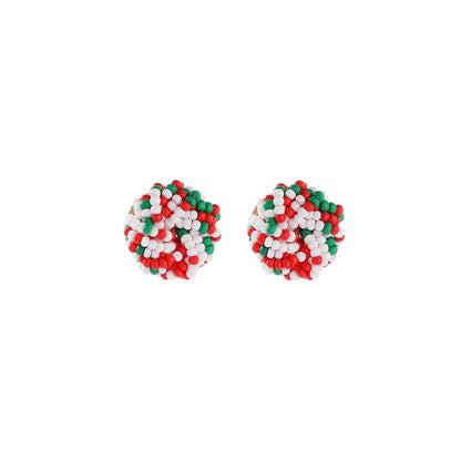 1 Pair Retro Geometric Alloy Ear Studs