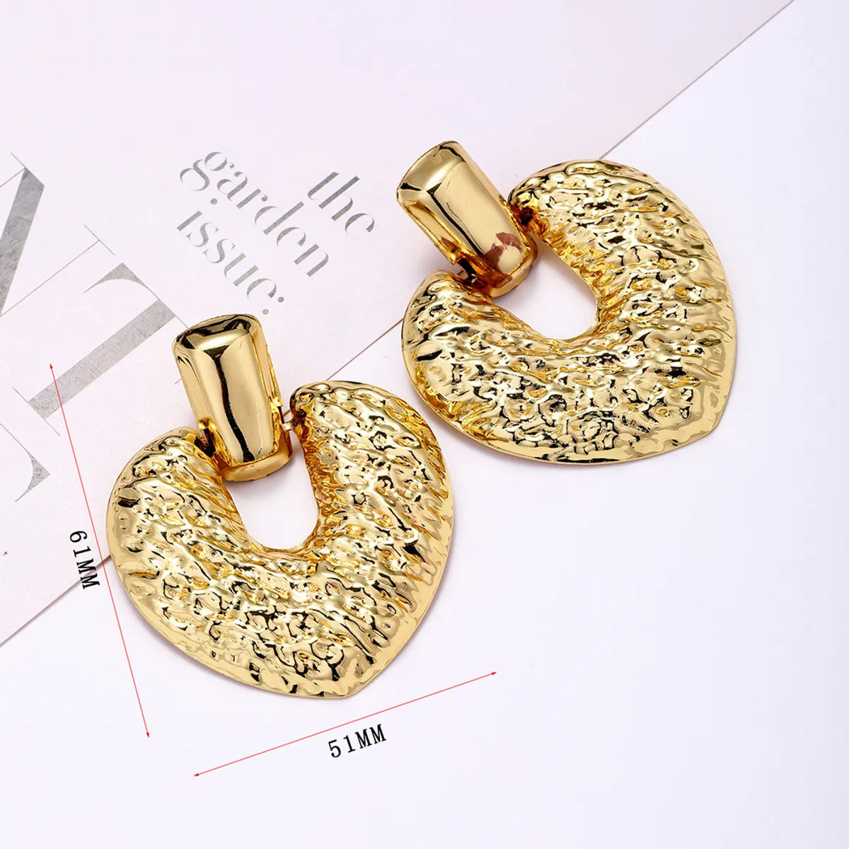 1 Pair Retro Geometric Metal Plating Women'S Drop Earrings