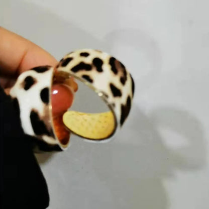 1 Pair Retro Leopard Alloy Earrings