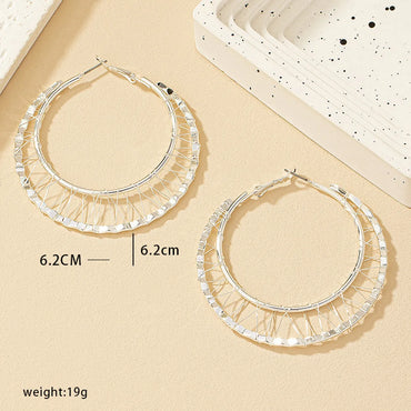 1 Pair Retro Modern Style Geometric Plating Alloy Earrings