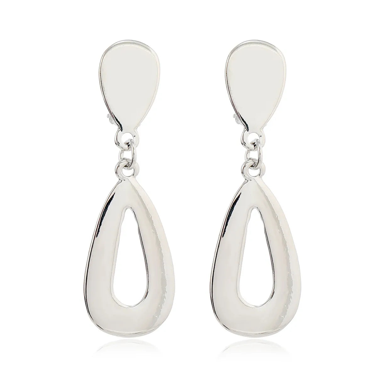 1 Pair Retro Solid Color Plating Alloy Drop Earrings