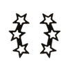 1 Pair Retro Star Spider Notes Stainless Steel Plating Ear Studs