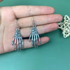 1 Pair Retro Sun Moon Metal Drop Earrings