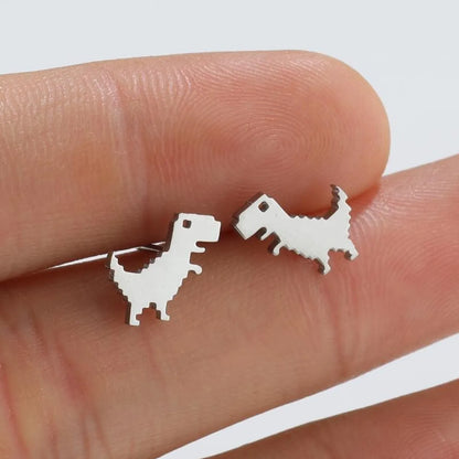 1 Pair Simple Style Animal Plating 304 Stainless Steel 18K Gold Plated Ear Studs