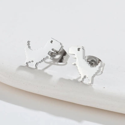 1 Pair Simple Style Animal Plating 304 Stainless Steel 18K Gold Plated Ear Studs